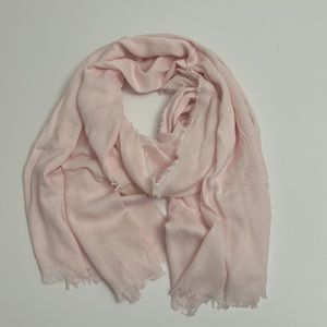 Soft blush scarf